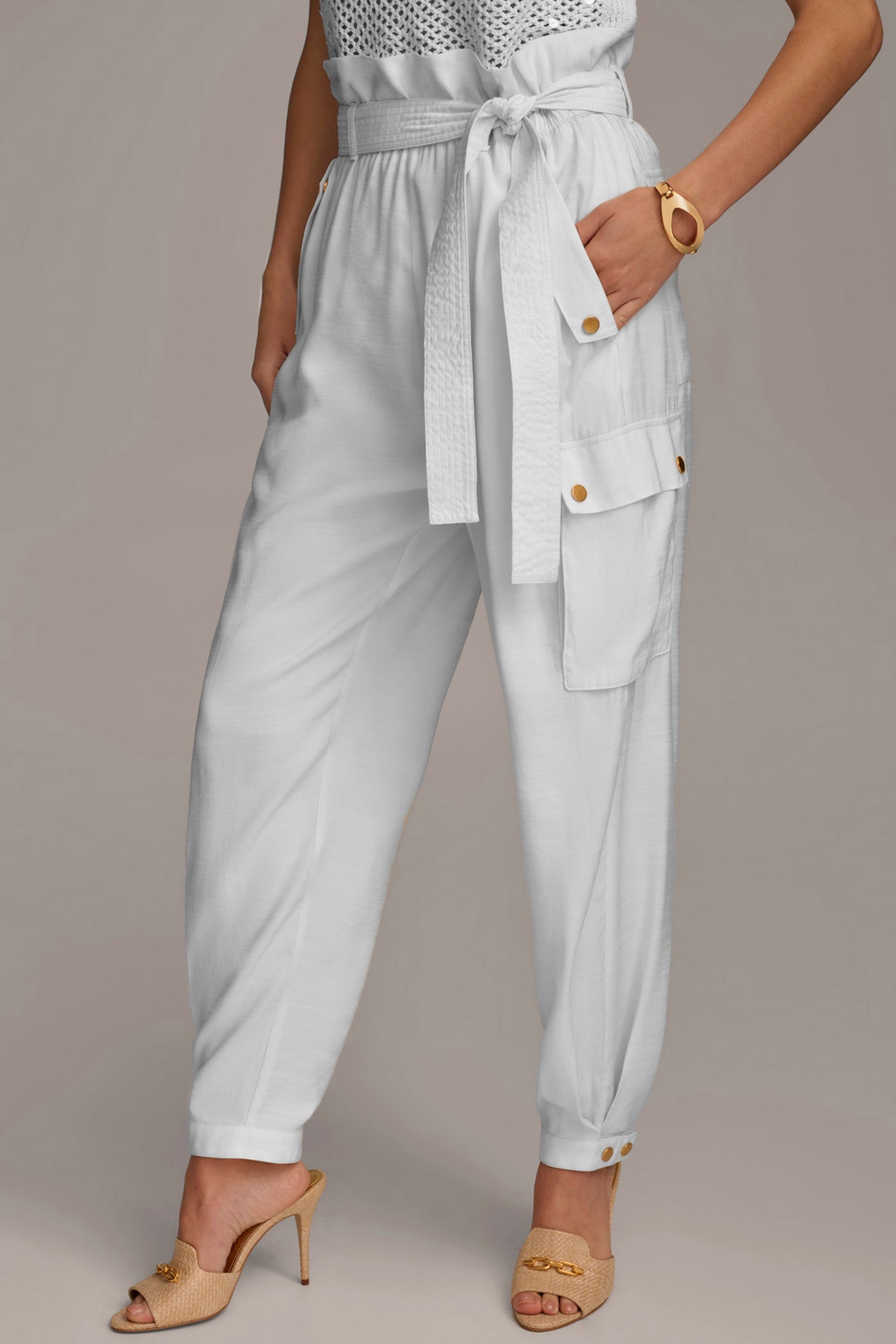 BELTED CARGO PANT