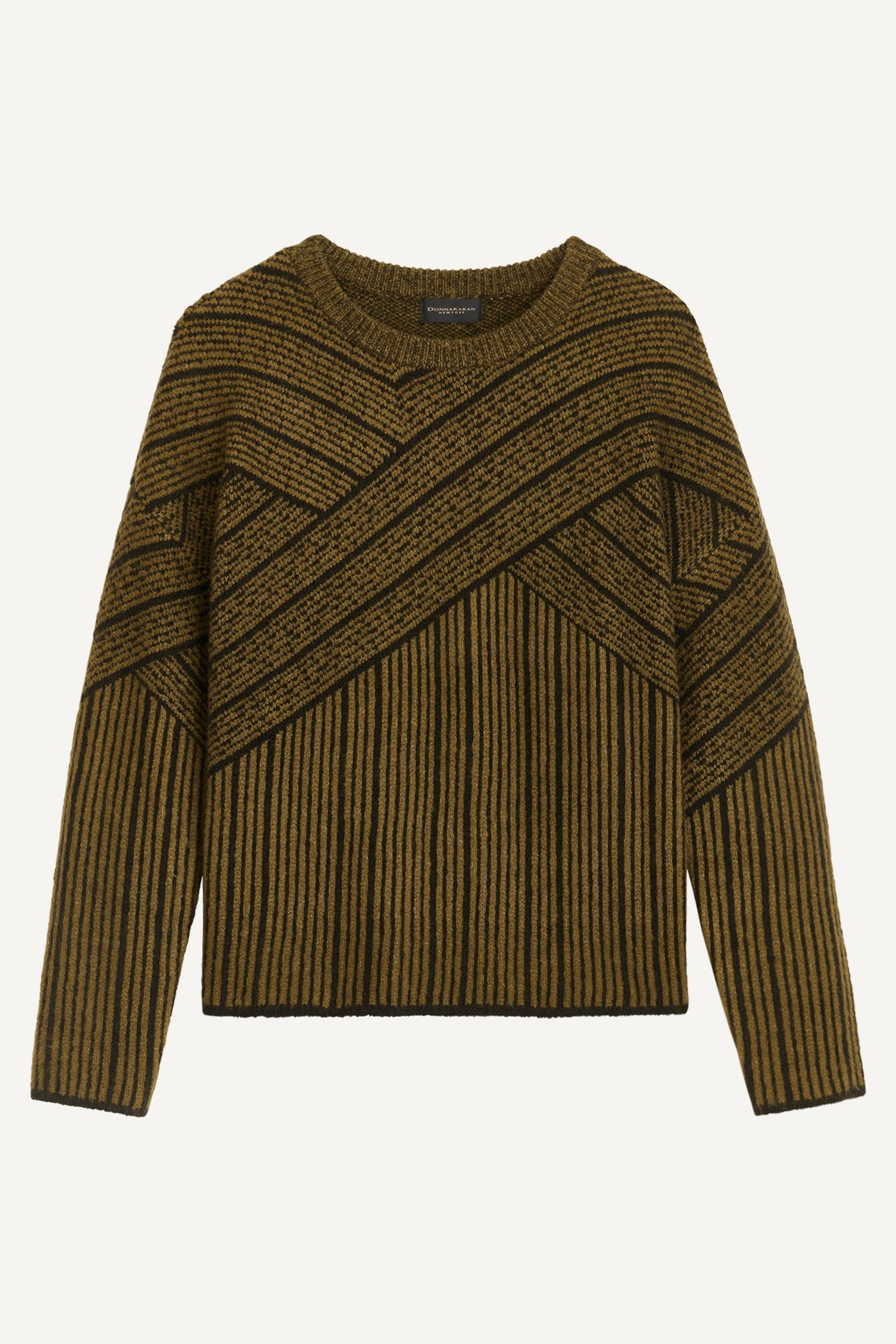 CREW NECK WITH CRISS CROSS DETAIL