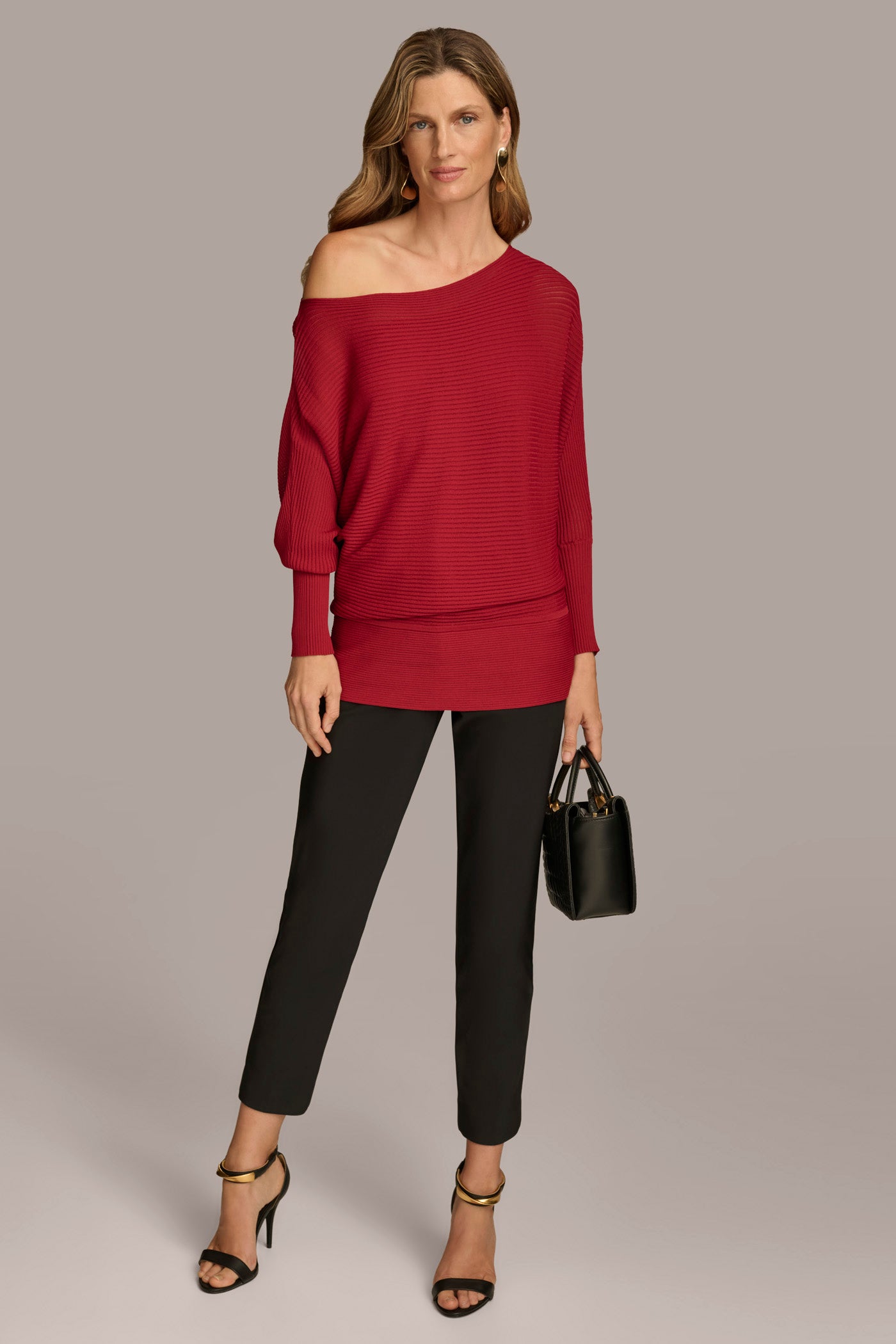 OFF THE SHOULDER SWEATER