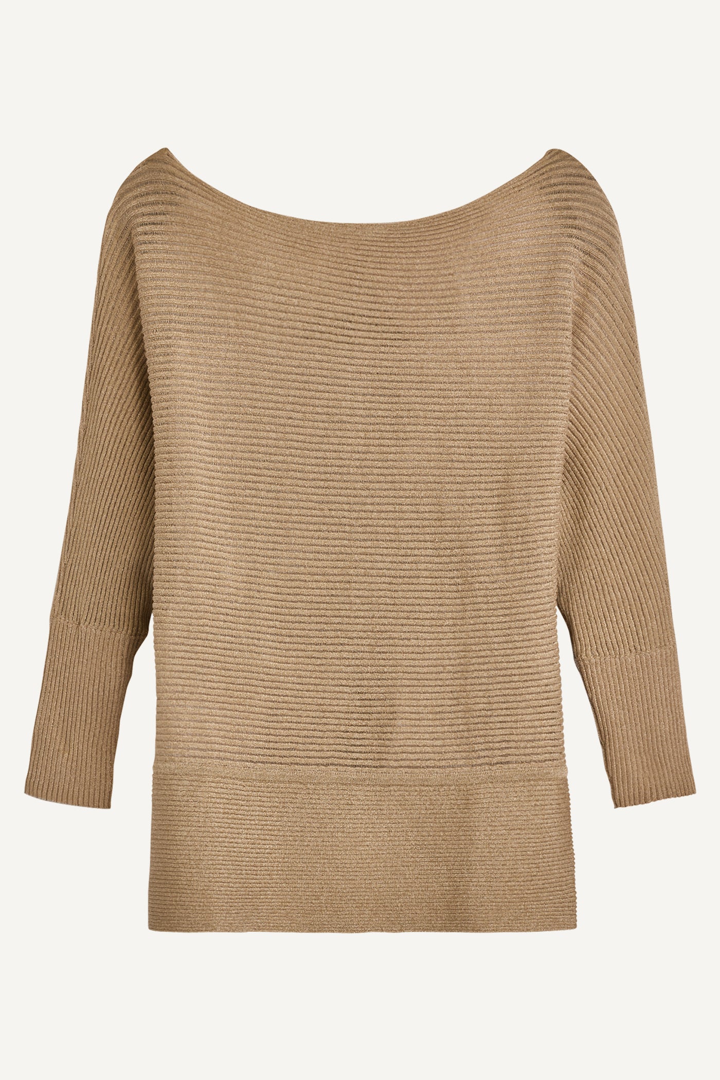 WIDE CUFF RIBBED KNIT SWEATER