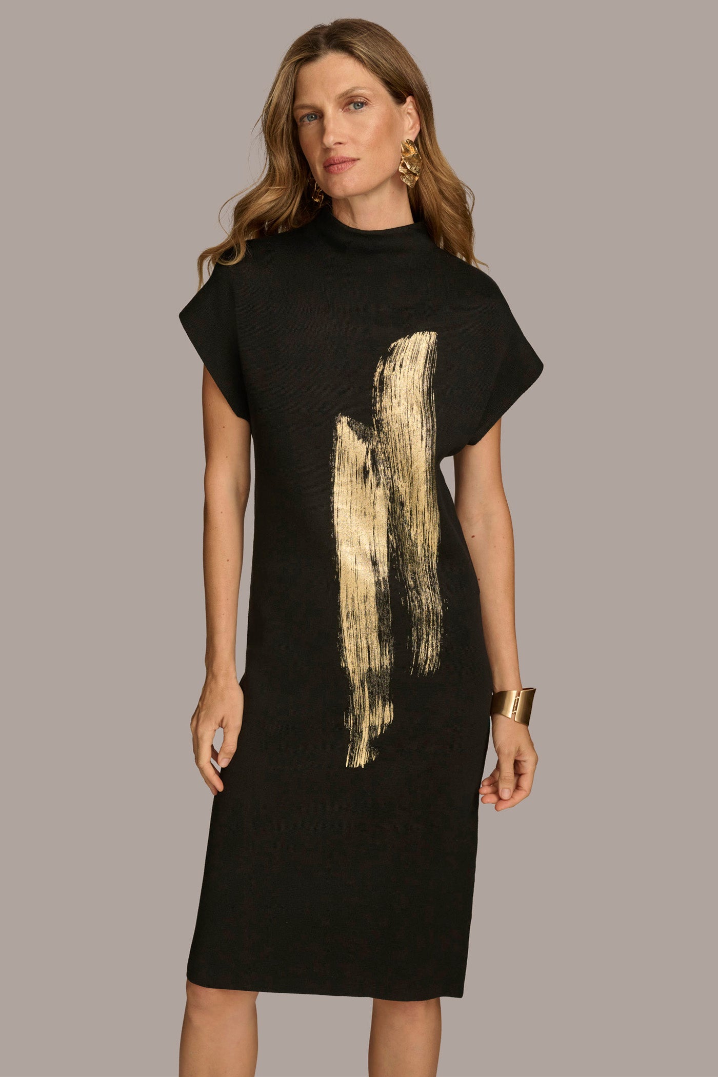 BRUSHSTROKE DRESS