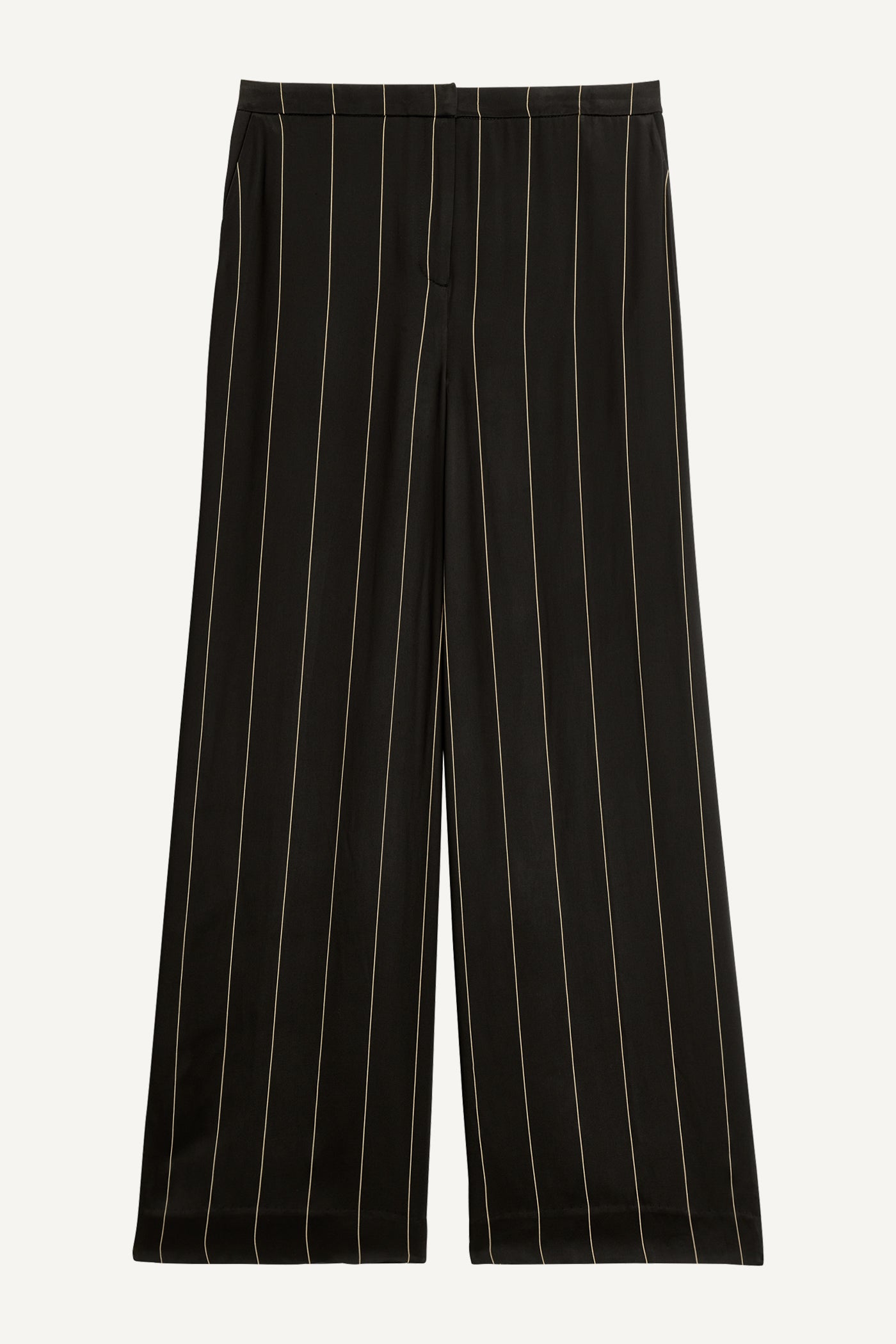 WIDE LEG PINSTRIPE PANT