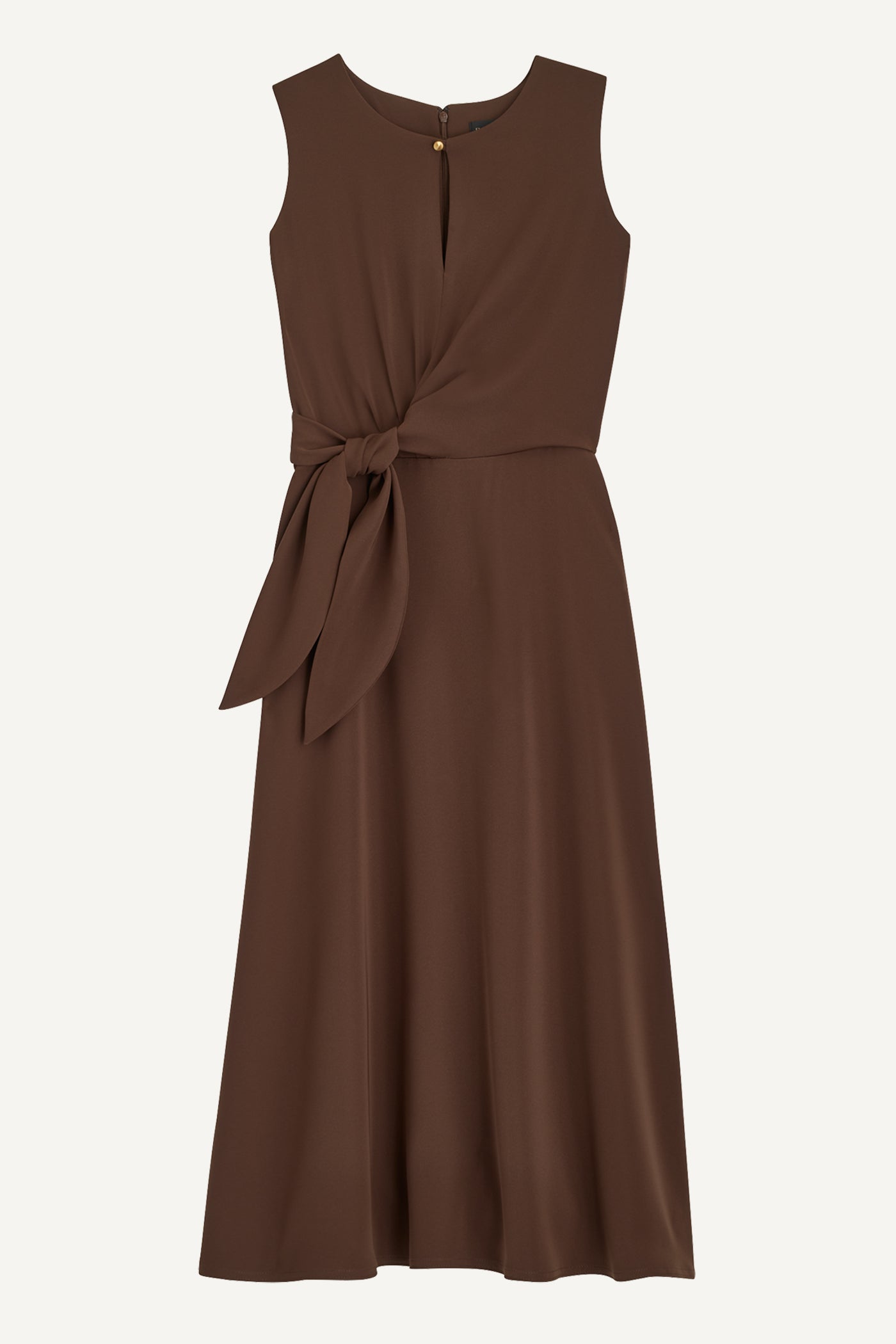 SIDE TIE MIDI DRESS