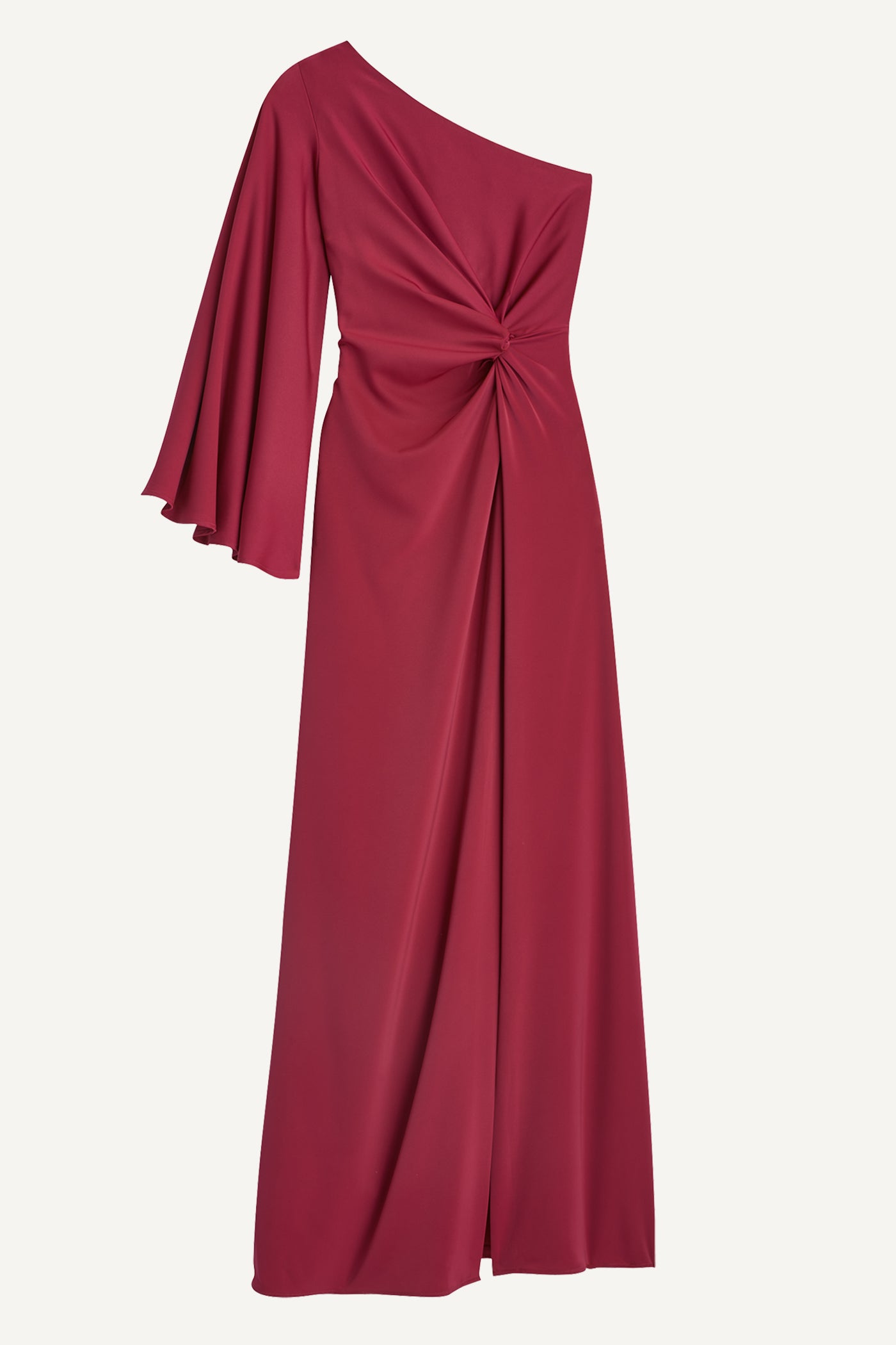 ONE SHOULDER GOWN WITH SLIT