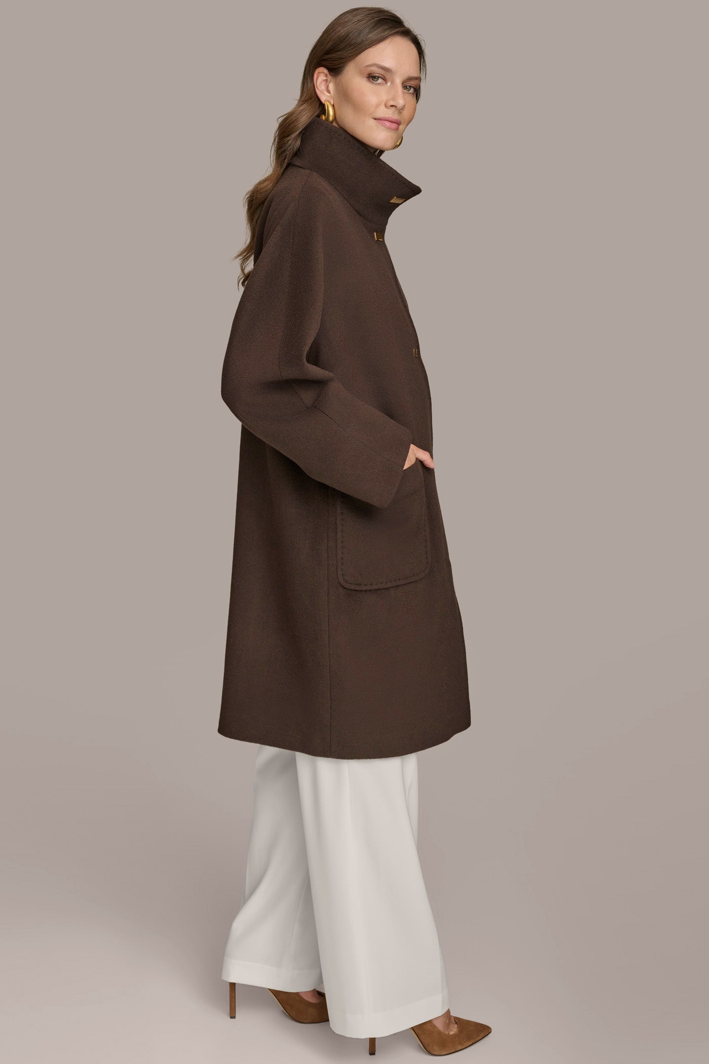 FUNNEL NECK COAT