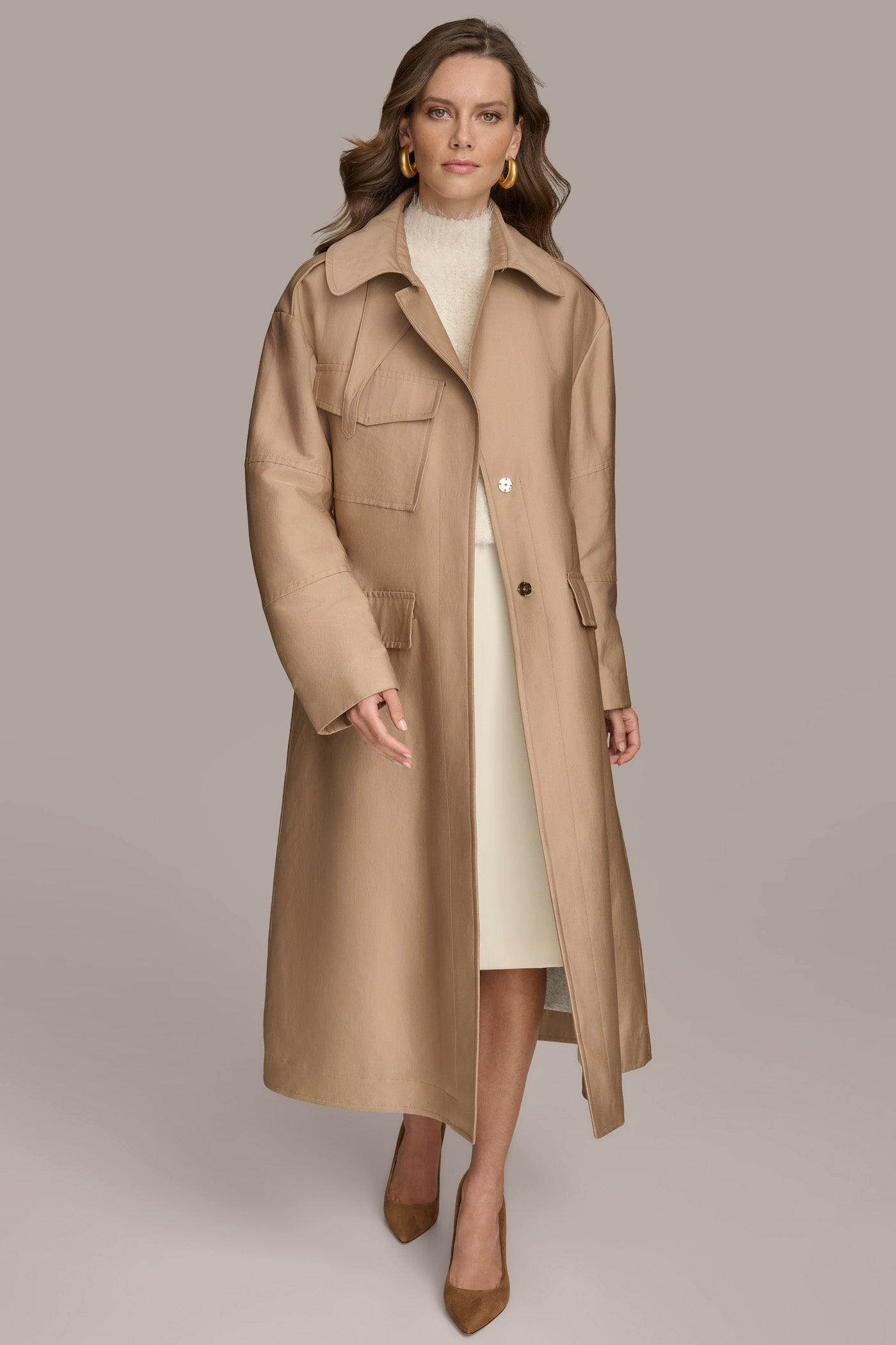 Donna karan trench coat hotsell