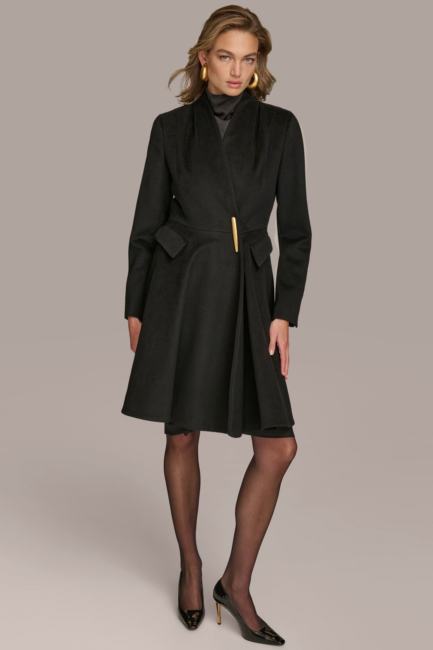 WOOL DRESS COAT Donna Karan