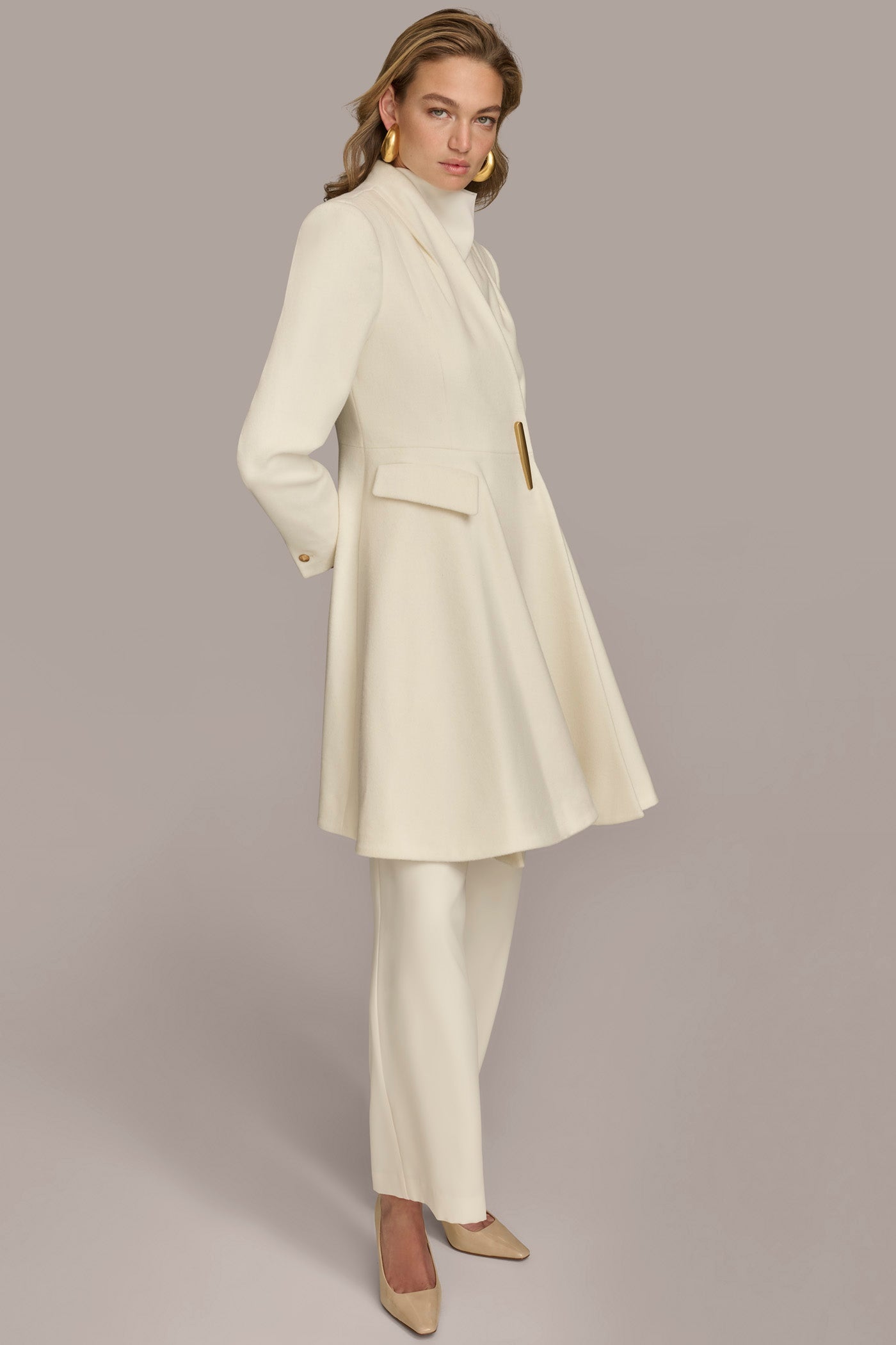 WOOL DRESS COAT