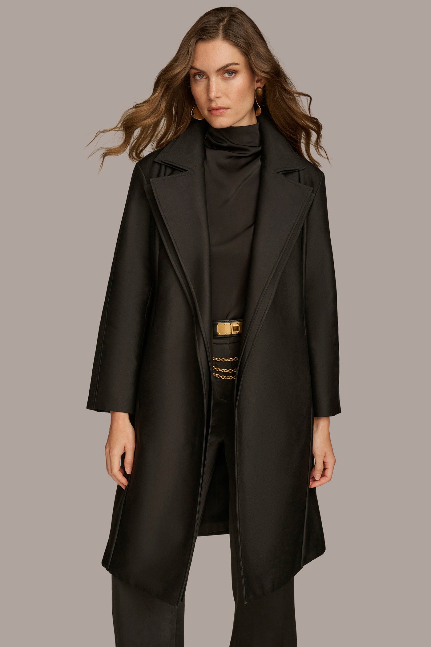 LAYERED EFFECT COAT